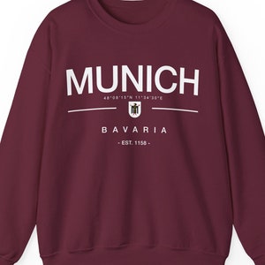 Munich Sweatshirt, Munich tshirt, Munich vacation gift, Munich Germany shirt, Munich apparel, Munich souvenir, Germany Jersey