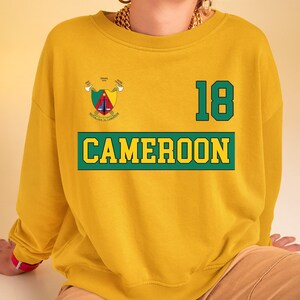 Cameroon Sweatshirt,Cameroon Jersey, Cameroon gifts, Cameroon shirt, Cameroon t shirt, Cameroon fans gift, Cameroon