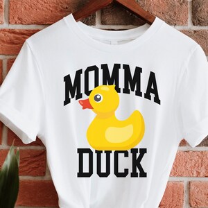 Momma Duck Tee, Duck Mom Shirt, Duck Shirt, Duck Mom T-shirt, Gift for Duck Lover, Girls Duck Shirt, Duck Gifts for Her, Duck Tee Shirt,Wife