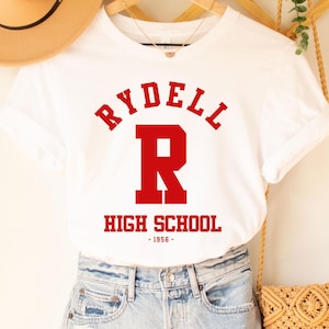Rydell Tee, Rydell High School, Rydell High School Tee,Rydell High School shirt,funny greese, grease shirt, retro shirt