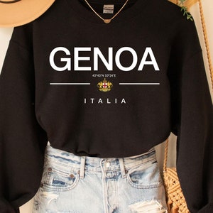 Genoa Sweatshirt, Genoa Italia, Genoa shirt, Genoa trip, Genoa fan tshirt, Genoa Italy, Genoa trip, Italy Shirt