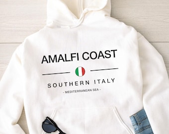 Amalfiküste Hoodie, Positano Italien Shirt, Amalfiküste Italien Shirt, Amalfiküste Familienausflug. Sorrent