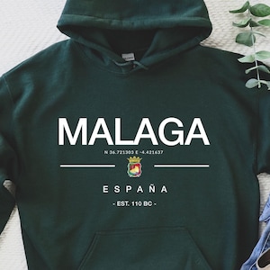 Malaga Hoodie,Malaga Spain, Malaga travel, Espana Tee,Espana shirt,Spain Coat of Arms T-shirt,España Coat of Arms