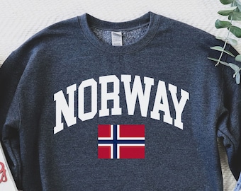 Norway Sweatshirt,Norge Shirt,Norway Lover Shirt, Norwegian Shirt, Norway Travel Shirt, Norway Shirts, Norway Lover Gift, Scandinavian