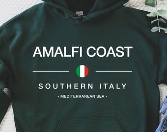 Amalfiküste Hoodie, Positano Italien Shirt, Amalfiküste Italien Shirt, Amalfiküste Familienausflug. Sorrent