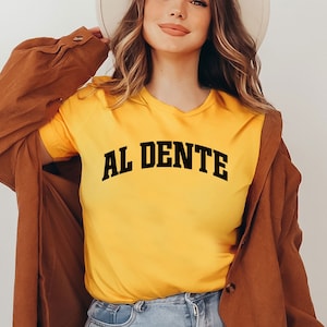 Al Dente T-Shirt, Pasta Geschenke, Spaghetti T-Shirt, Foodie Geschenk, lustiges Shirt, Essen T-Shirt, Essen Shirt, Nudeln Shirt, Geschenk für Pasta Liebhaber