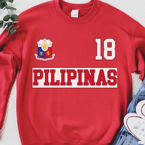 Pilipinas Sweatshirt,Philippines Jersey, Philippines t shirt, Philippines fans gift, Philippines game, Philippines world cup