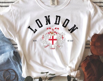 London Comfort Colors T-shirt London Shirt - London England Shirt - London T-Shirt - London Gift - England T-Shirt - Cute Women's Shirt