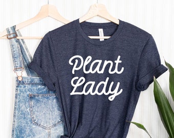 Plant Lady Tee, Plant Lady Shirt, Gartenarbeit Shirt, Geschenk für Gärtner, Gartenliebhaber, Pflanzenliebhaber, Earth Day Shirt, Sukkulenten Shirt