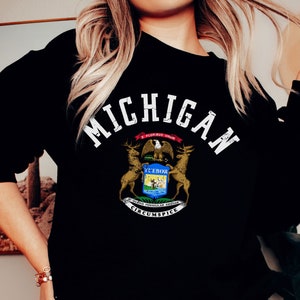 Michigan Sweatshirt,Michigan Shirt, RetroMichigan Shirt, Vintage MIchigan Shirt, MIchigan T-Shirt, MIchigan Geschenke, MIchigan nach Hause