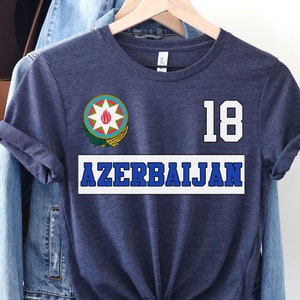 Azerbaijan Tee,South Korea Tee, Azerbaijan Jersey, Azerbaijan tshirt, Azerbaijan gifts, Azerbaijan shirt, Azerbaijan t shirt