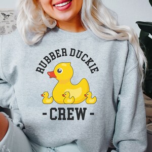 Rubber duck crew Sweatshirt,Momma Duck Tee, Duck Mom Shirt, Duck Shirt, Duck Mom T-shirt, Gift for Duck Lover, Girls Duck Shirt, Duck Gifts