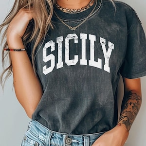 Sicily Comfort Colors T-shirt,Sicily Tee, Sicily Shirt, Italy Sicilia, Italian, Sicilia family trip, Italia Shirt,Italy Shirt,Italy T-Shirt