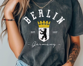 Berlin Comfort Colors T-shirt, Berlin Shirt, Berlin T-shirt, City Shirt, Berlin Gift, Germany Shirt, Germany T-shirt, Capital