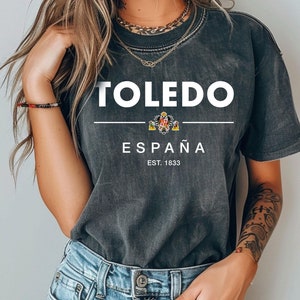 Toledo Comfort Colors T-shirt,Toledo Shirt, Toledo Spain Shirt, Toledo family trip TShirt, Espana vacation Tshirt, Spain Shirt