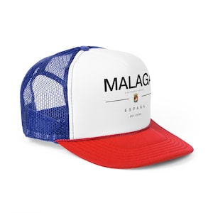 Malaga Trucker Cap,Malaga Spain, Malaga travel, Espana Tee,Espana shirt,Spain Coat of Arms T-shirt,España Coat of Arms