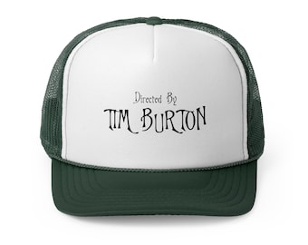 Tim Burton Trucker Cap,Tim Burton T-Shirt,Tim Burton Shirt, Tim Burton movie, Tim Burton fan, Halloween Shirt, Spooky