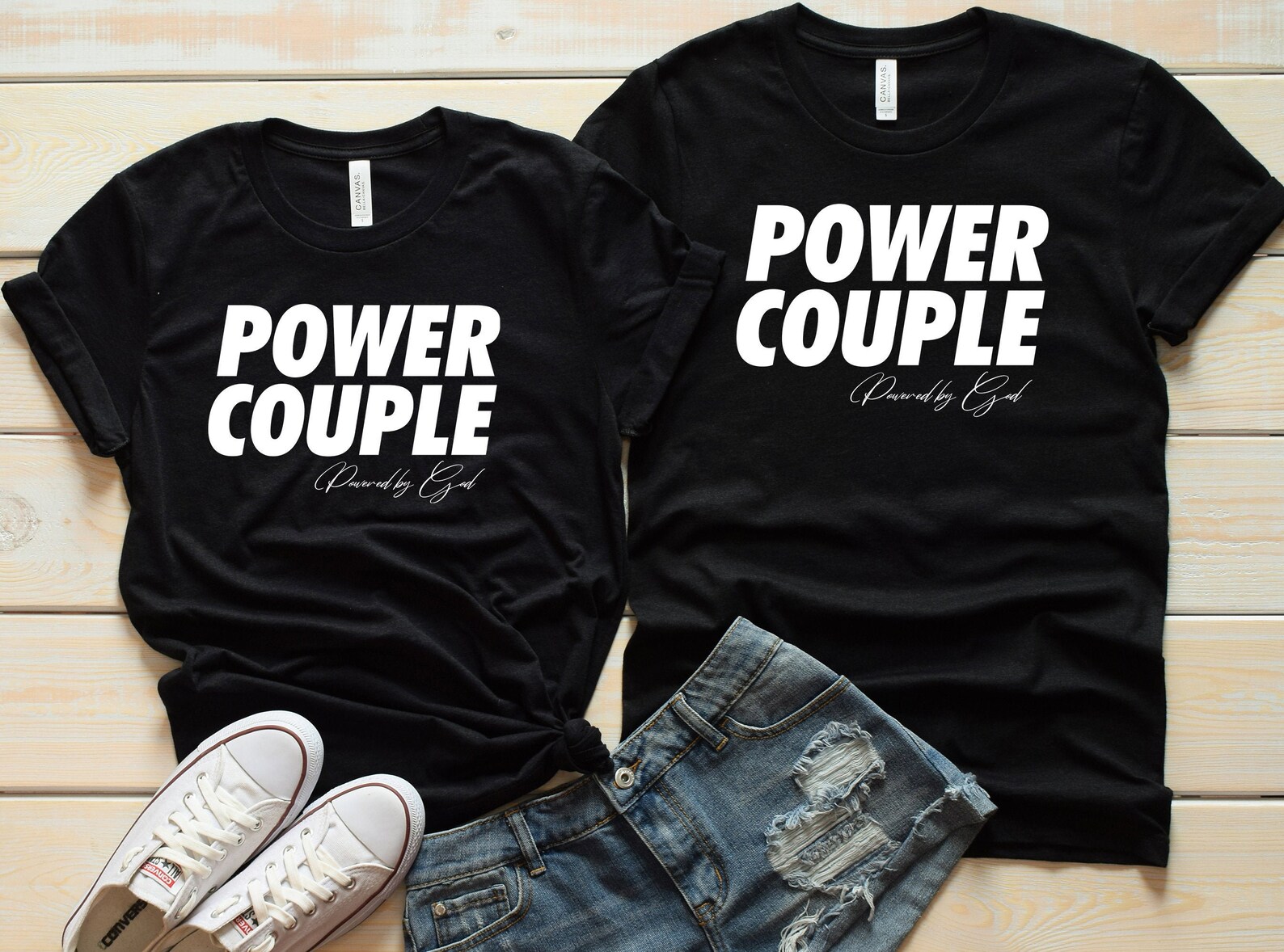 Power Couple Shirts Christian Couples Shirts Christian Etsy UK