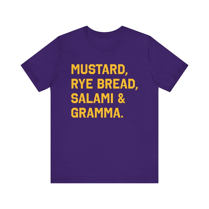 Seattle Mariners Tee,"Mustard, Rye Bread, Salami & Gramma" Dave Niehaus Seattle Mariners image 8