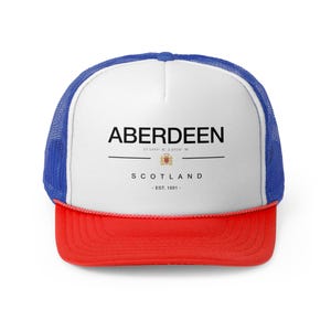 Aberdeen Trucker Cap, Aberdeen Shirt,Scotland gift, Scotland, Scottish Shirt, Glasgow Shirt, Edinburgh Shirt, Scotland