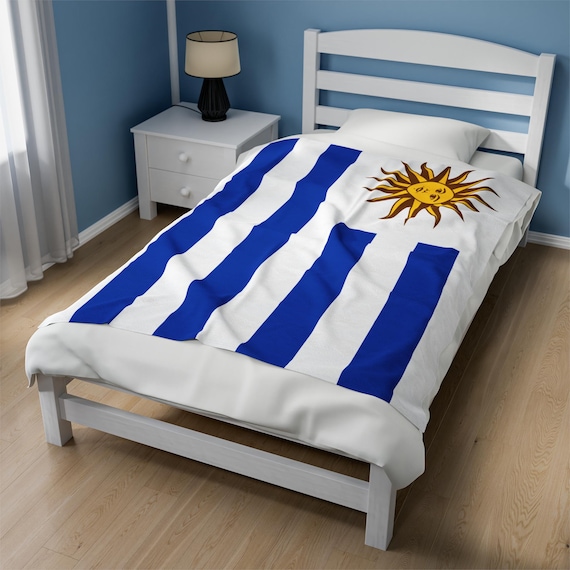 Uruguay Plush Blanket,Uruguay Flag Blanket, Uruguay Jersey, Flag of Uruguay, Uruguay jersey Flag Blanket, Uruguay football fans, Uruguay