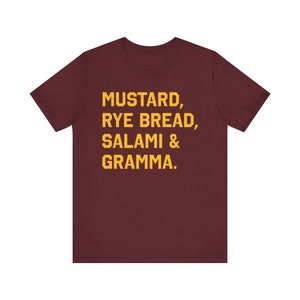 Seattle Mariners Tee,"Mustard, Rye Bread, Salami & Gramma" Dave Niehaus Seattle Mariners image 6