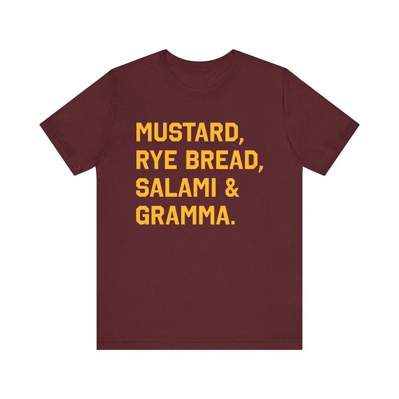 Seattle Mariners Tee,"Mustard, Rye Bread, Salami & Gramma" Dave Niehaus Seattle Mariners image 6