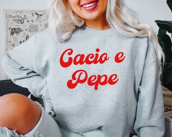 Camiseta Cacio e Pepe, Regalo para amantes de Italia, Regalos de pasta, Camiseta de espaguetis, Regalo para amantes de la comida, Camiseta divertida, Camiseta de comida, Camiseta de fideos