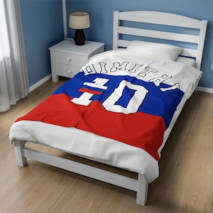 Russia Velveteen Plush Blanket, Russia Flag Blanket, Russia Jersey, Flag of Russia, Russia jersey Flag Blanket, Personalized blanket