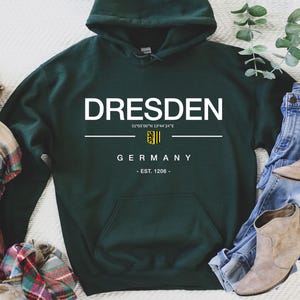 Dresden Hoodie, Dresden shirt, Dresden T-shirt, Germany souvenir, German flag t-shirt, Germany gift, Dresden gift