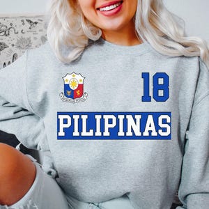Pilipinas Sweatshirt,Philippines Jersey, Philippines t shirt, Philippines fans gift, Philippines game, Philippines world cup