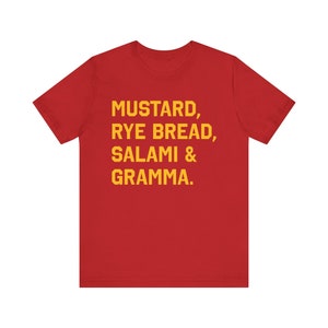 Seattle Mariners Tee,"Mustard, Rye Bread, Salami & Gramma" Dave Niehaus Seattle Mariners image 7