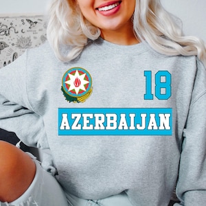 Azerbaijan Sweatshirt,South Korea Tee, Azerbaijan Jersey, Azerbaijan tshirt, Azerbaijan gifts, Azerbaijan shirt, Azerbaijan t shirt