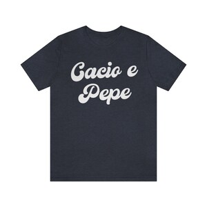 Cacio e pepe Tee, Gift for Italy Lover, Pasta Gifts, Spaghetti Tee, Foodie Gift, Funny Shirt, Food T-shirt, Food Shirt, Noodles Shirt image 4