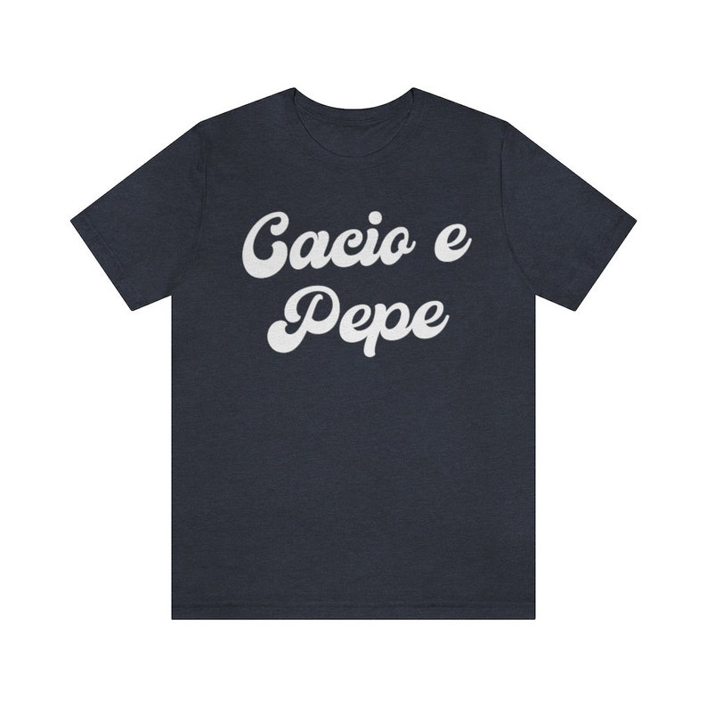 Cacio e pepe Tee, Gift for Italy Lover, Pasta Gifts, Spaghetti Tee, Foodie Gift, Funny Shirt, Food T-shirt, Food Shirt, Noodles Shirt image 4
