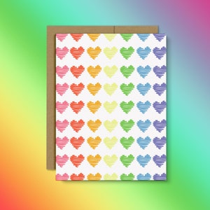 | de cartes Pride Hearts | de la carte de la fierté Cœurs | illustration | | de la Fierté de juin | arc-en-ciel Fierté gaie