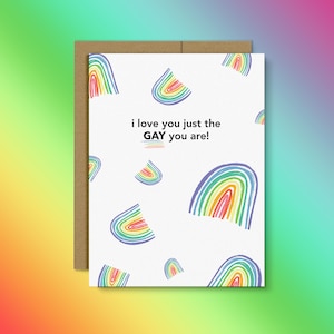 Gewoon de HOMO die je bent | Trotskaart | Zeg homo | Illustratie | Juni trots | Regenboog | Gay Pride