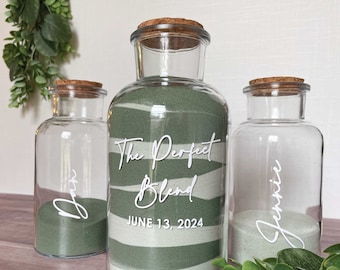 Sand Ceremony Set for Weddings | The Perfect Blend | Modern Calligraphy