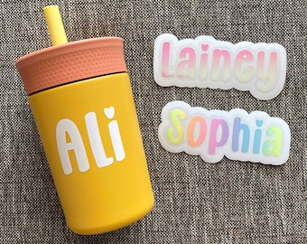Custom Name Decal | Personalized Vinyl Decal Sticker | Valentine Font
