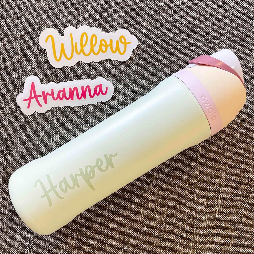 Custom Name Decal for Bottle | Personalized Vinyl Decal Stickers ...