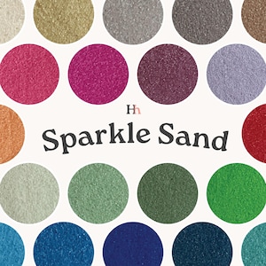 Colored Sparkle Sand for Sand Ceremonies, Wedding Unity Ceremony, Craft Projects, Floral Supplies