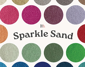 Colored Sparkle Sand for Sand Ceremonies, Wedding Unity Ceremony, Craft Projects, Floral Supplies