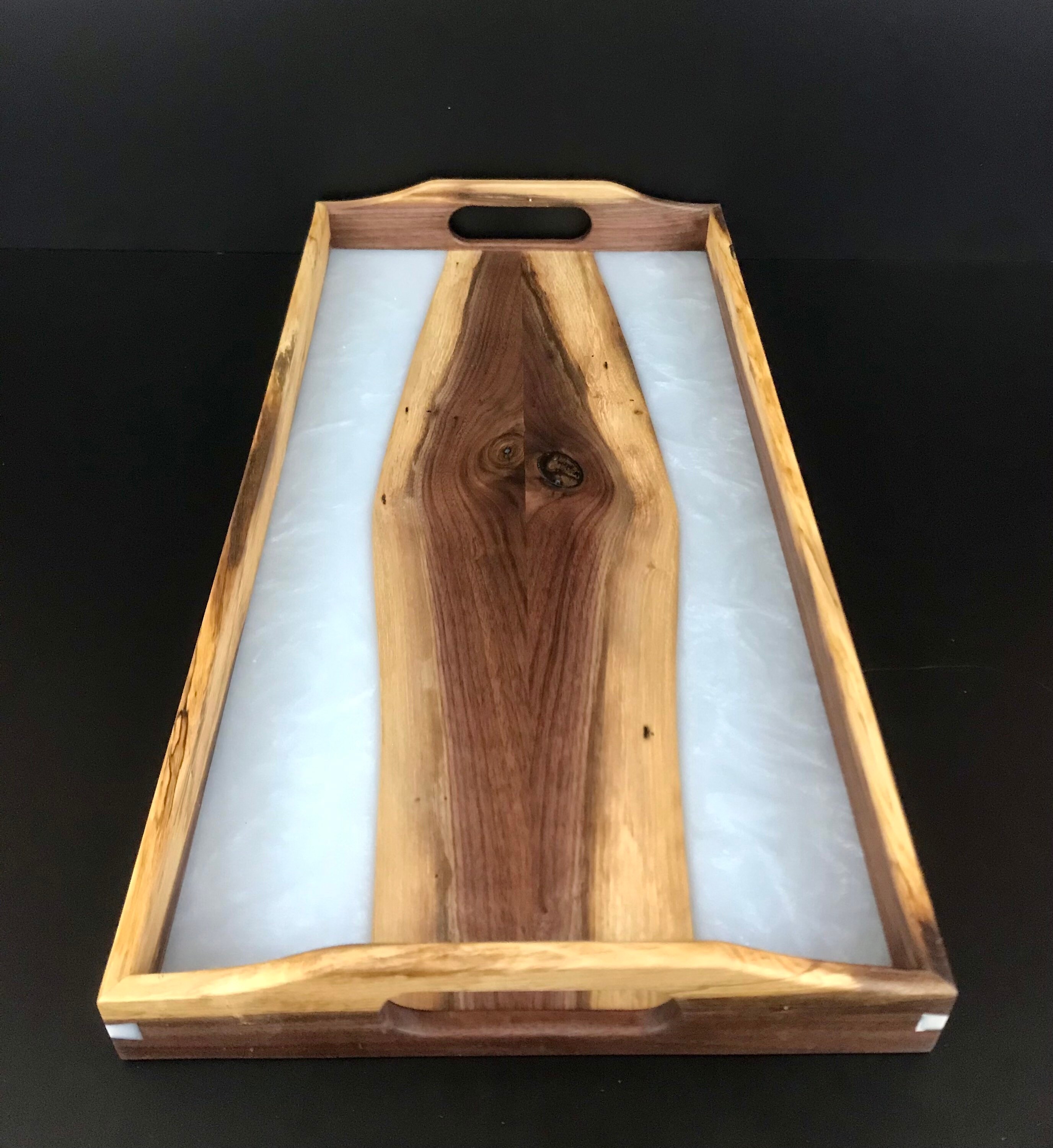 Walnut and Epoxy Serving Tray Etsy