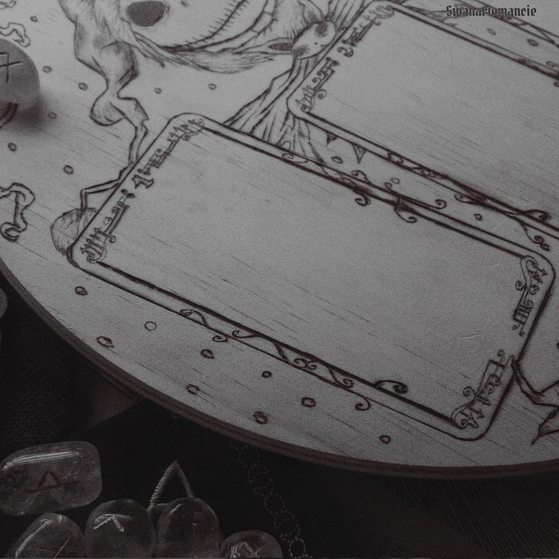Engraving board for Cartomancie.