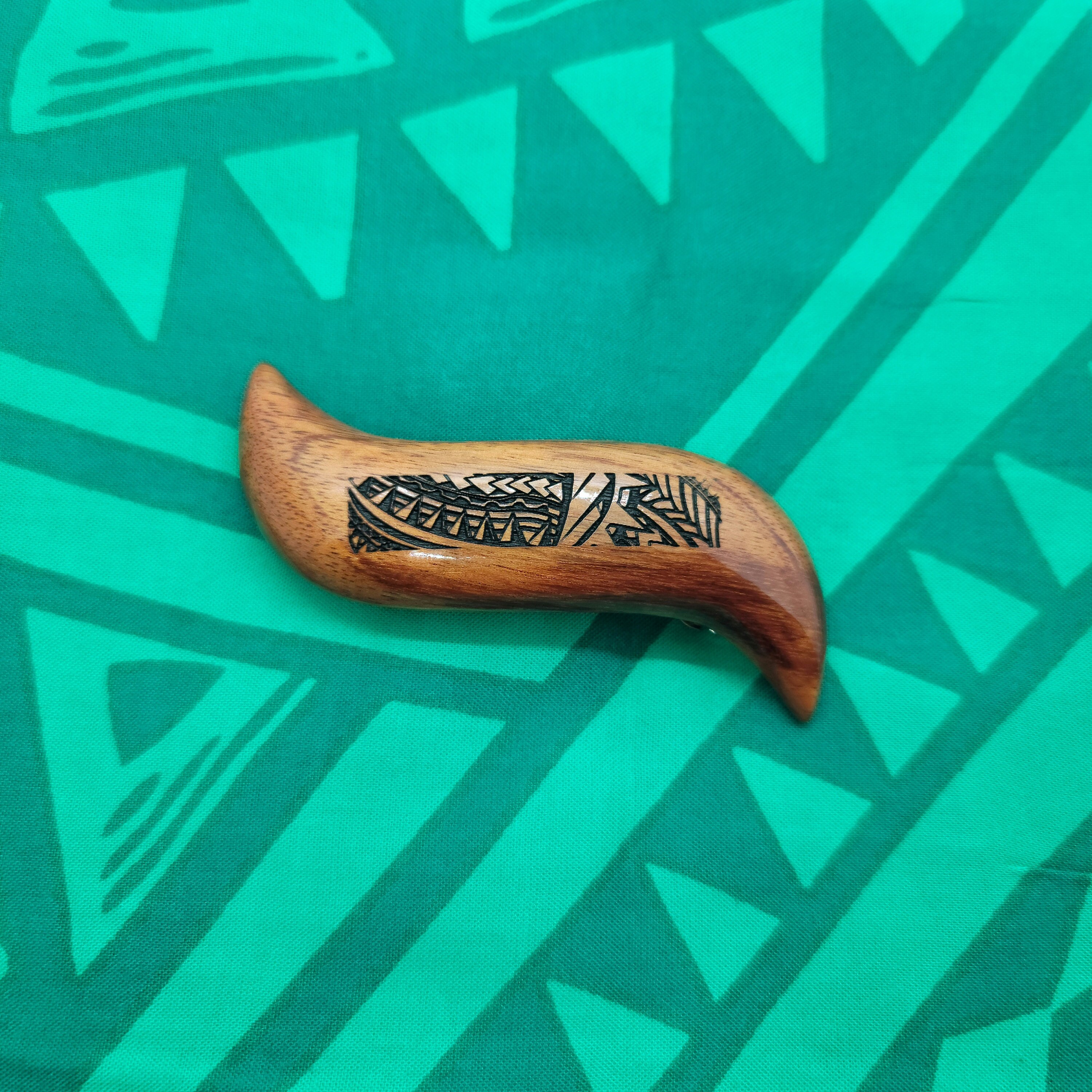 Koa Wood Hair Stick - Etsy display picture 1