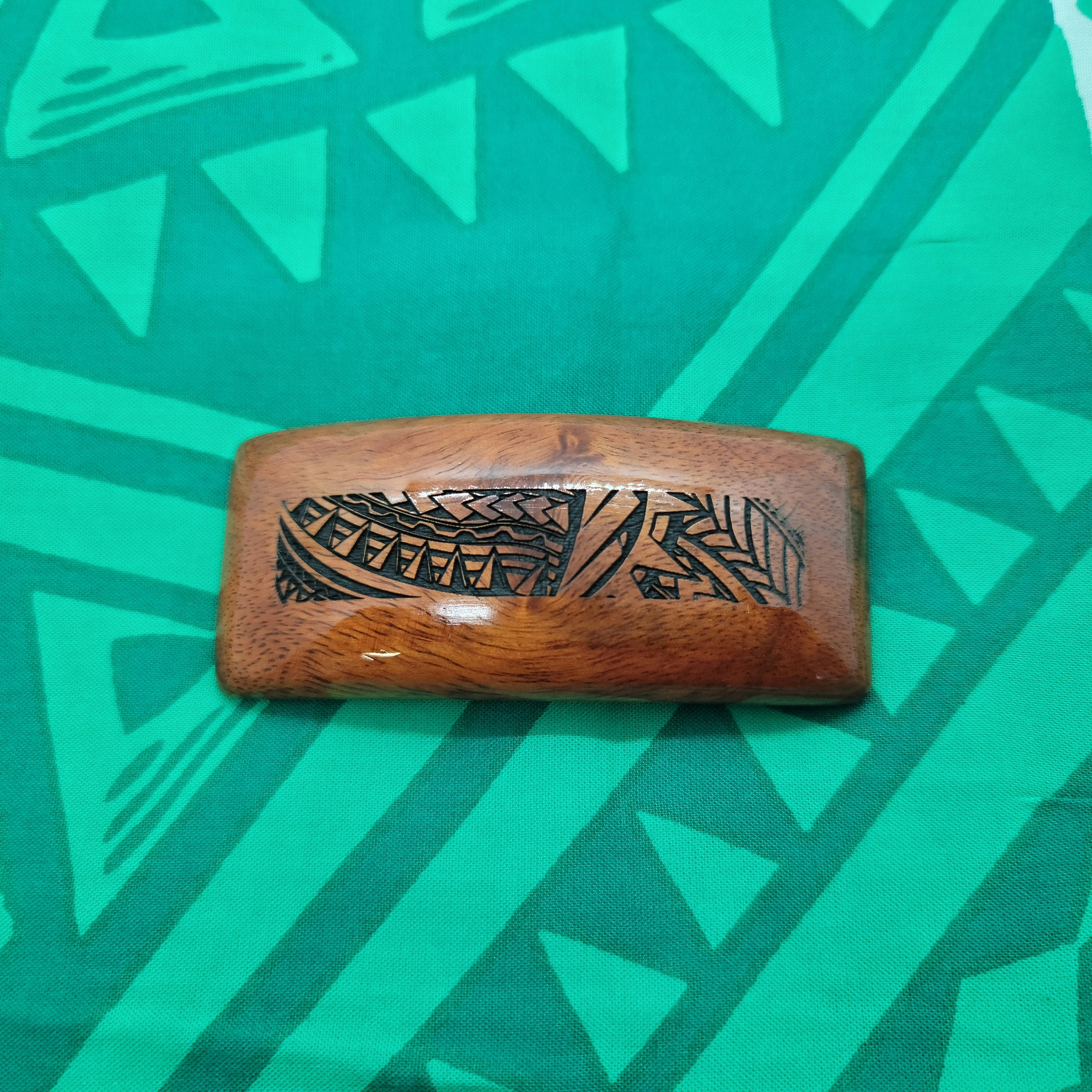 Koa Wood Barrette - Etsy