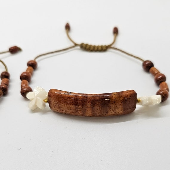 Engraved koa bracelets clearance