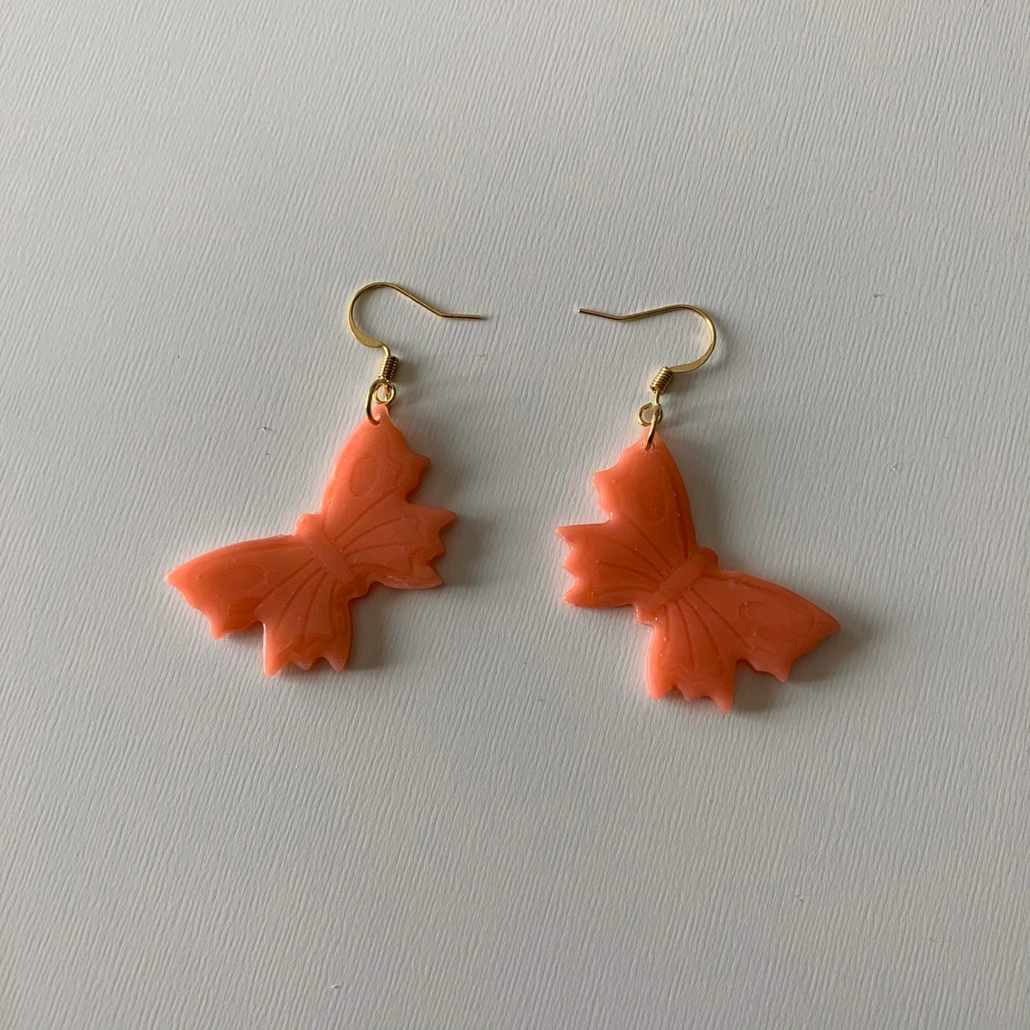 Butterfly Earrings Polymer Clay Earrings Etsy
