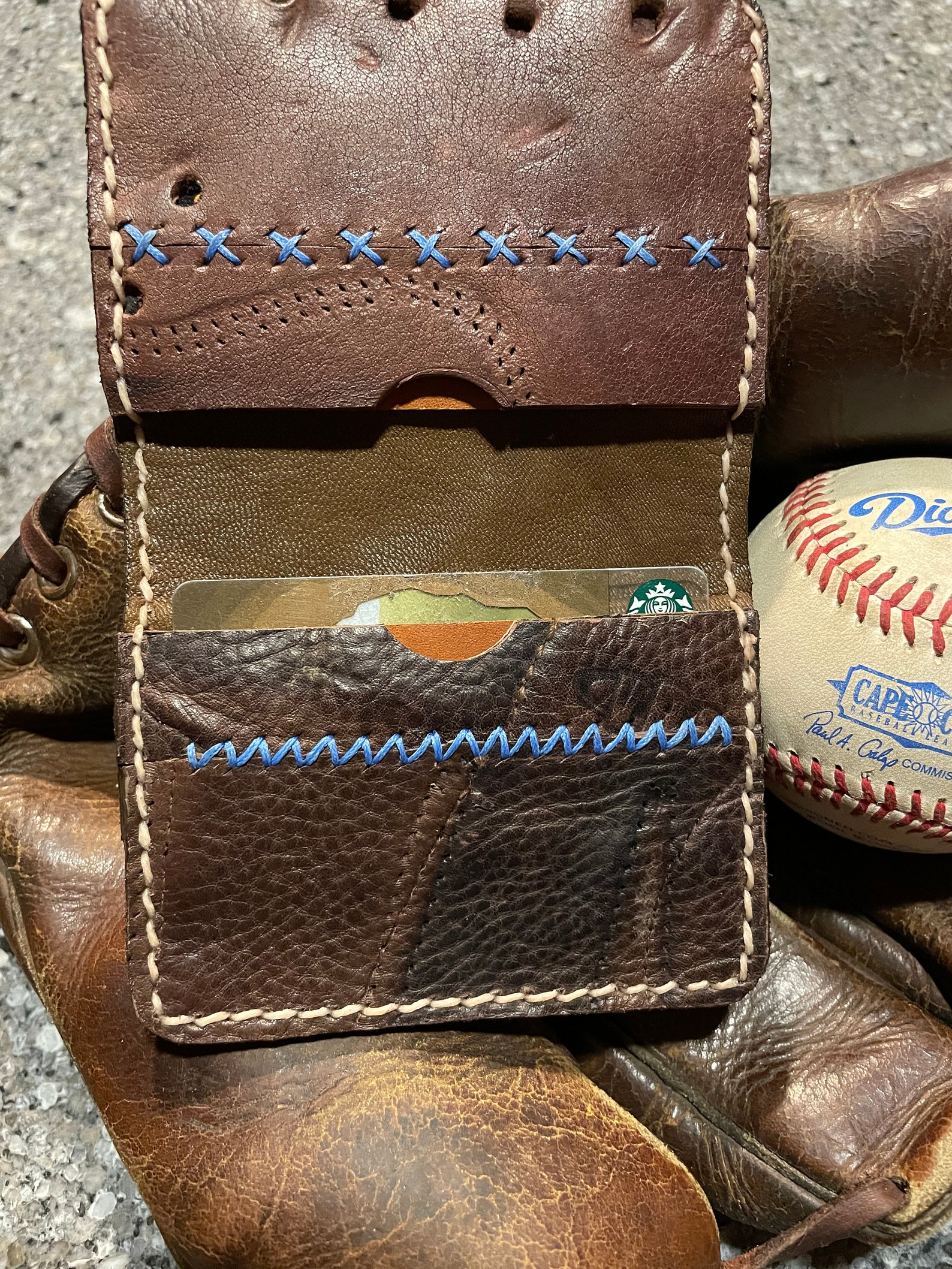 Easton Baseball Glove Wallet Etsy