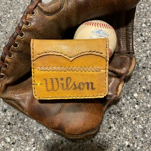 Baseballism on X: Rep your favorite @MLB team with the new Baseballism x  MLB Glove Leather Money Clip Wallet.    / X